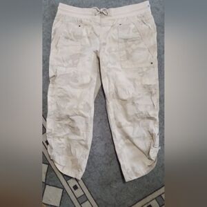 Natural Reflections Beige Camo Capris